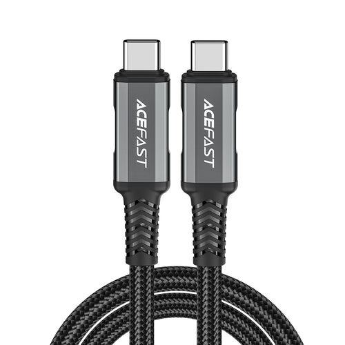 Cablu Acefast de date (C1-09), SuperCharge, Audio-Video, USB-C to USB-C, 40Gbps, 4K, 5A, 240W, PD3.1, USB4, 1m, negru