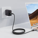 Cablu Acefast de date (C1-09), SuperCharge, Audio-Video, USB-C to USB-C, 40Gbps, 4K, 5A, 240W, PD3.1, USB4, 1m, negru