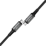 Cablu Acefast de date (C1-09), SuperCharge, Audio-Video, USB-C to USB-C, 40Gbps, 4K, 5A, 240W, PD3.1, USB4, 1m, negru