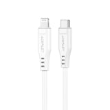 Cablu Acefast de date (C3-01), Type-C to Lightning, 30W, 3A, Incarcare rapida, 1.2m, alb