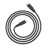 Cablu Acefast de date (C3-01), Type-C to Lightning, 30W, 3A, Incarcare rapida, 1.2m, alb