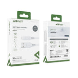 Cablu Acefast de date (C3-02), USB to Lightning, 2.4A, 480Mbps, MFi Certification, 1.2m, alb