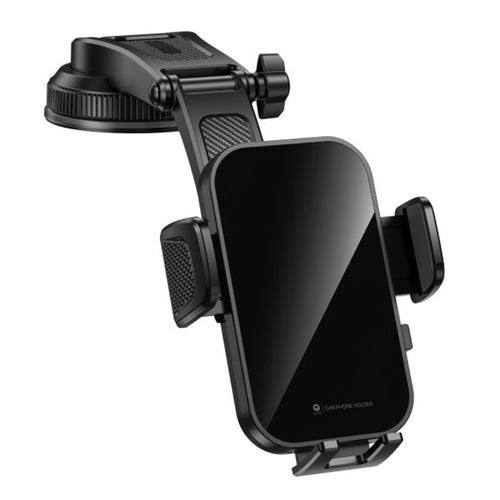 Suport auto Lito (LT-W11), pentru Bord/Parbriz, Magnetic, One-Click Locking, 360°, Low-Profile Design, negru