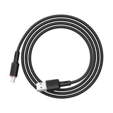 Cablu Acefast de date (C2-04), USB to Type-C, Incarcare rapida, 3A, 1.2m, negru