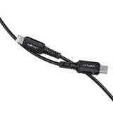 Cablu Acefast de date (C4-01), Incarcare rapida, Type-C to Lightning, 30W, 3A, Aliaj aluminiu, 1.8m, negru