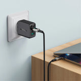 Cablu Acefast de date (C6-01), Type-C to Lightning, Incarcare rapida, 3A, Afisaj LED, 1.2m, negru
