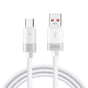 Cablu Lito de date Liquid Silicon (LD07), USB to Type-C, Incarcare rapida, Anti-freeze, Anti-fire, alb