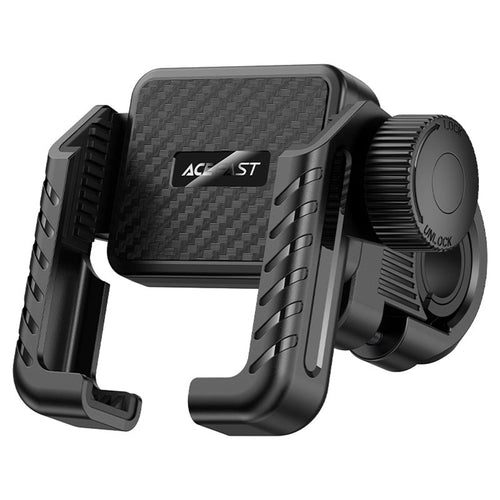 Acefast Suport Telefon (D58), pentru Cycling, cu Anti-Injury Pads, Anti-Theft System, Universal, 4.7, 6.9, Negru