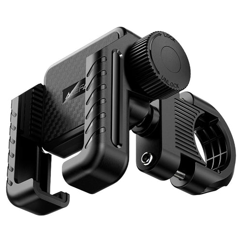 Acefast Suport Telefon (D58), pentru Cycling, cu Anti-Injury Pads, Anti-Theft System, Universal, 4.7, 6.9, Negru