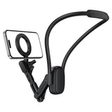 Suport de birou Acefast Neck Suport telefon (E32), Prindere magnetica pentru GoPro, Phone, 360° Reglabil, Secure Fit, Strong Magnets, negru
