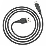 Cablu Acefast de date (C3-09), USB to Micro-USB, 2.4A, 480Mbps, 1.2m, alb
