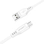 Cablu Acefast de date (C3-09), USB to Micro-USB, 2.4A, 480Mbps, 1.2m, alb