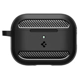 Husa casti pentru AirPods Pro 3, Spigen, Rugged Armor Acs09822 Matte, negru