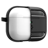 Husa casti pentru AirPods Pro 3, Spigen, Rugged Armor Acs09822 Matte, negru