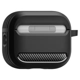 Husa casti pentru AirPods Pro 3, Spigen, Rugged Armor Acs09822 Matte, negru
