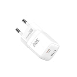 Incarcator retea Lito (LC11), Type-C Output, PD30W, GaN, Real Time Protection, EU Plug, alb