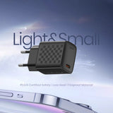 Incarcator retea Lito (LC17T), cu Type-C Cable Inluded, Type-C Output, PD30W, GaN, PC Fireproof, EU Plug, negru