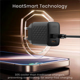 Incarcator retea Lito (LC15), Type-C, USB Output, PD20W, GaN, PC Fireproof, EU Plug, negru