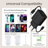 Incarcator retea Lito (LC15L), cu Lightning Cable Included, Type-C, USB Output, PD20W, GaN, PC Fireproof, EU Plug, negru