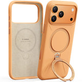 Husa pentru iPhone 17 Pro, Torras Qpro Silicone Series, portocaliu
