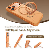 Husa pentru iPhone 17 Pro, Torras Qpro Silicone Series, portocaliu