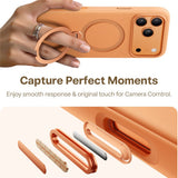 Husa pentru iPhone 17 Pro, Torras Qpro Silicone Series, portocaliu