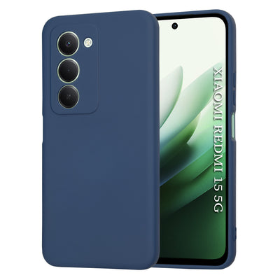 Husa pentru Xiaomi Redmi 15 5G, Techsuit SoftFlex, bleumarin