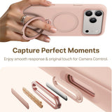 Husa pentru iPhone 17 Pro, Torras Qpro Silicone Series, alb