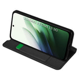 Husa pentru Xiaomi Redmi 15 5G, Techsuit Magskin Book, negru