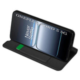Husa pentru OnePlus Nord 5, Techsuit Magskin Book, negru