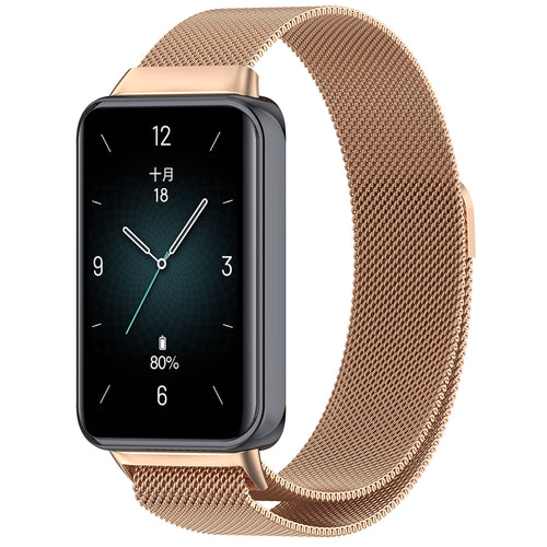 Curea pentru Honor Band 9, Techsuit Watchband (W009), roz auriu