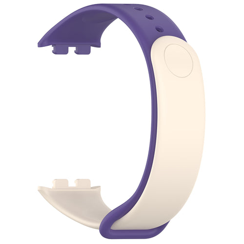 Curea pentru Honor Band 9, Techsuit Watchband (W014), crem;mov