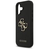 Husa pentru iPhone 17, Guess Hardcase 4G Grained Big and Classic Logo (GUHCP17SPGT4MBK), negru