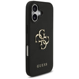 Husa pentru iPhone 17, Guess Hardcase 4G Grained Big and Classic Logo (GUHCP17SPGT4MBK), negru