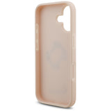 Husa pentru iPhone 17, Guess Hardcase 4G Grained Big and Classic Logo (GUHCP17SPGT4MBP), roz