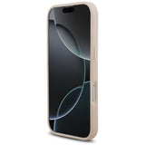 Husa pentru iPhone 17, Guess Hardcase 4G Grained Big and Classic Logo (GUHCP17SPGT4MBP), roz