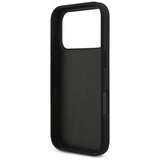 Husa pentru iPhone 17 Pro, Guess Hardcase 4G Grained Big and Classic Logo (GUHCP17LPGT4MBK), negru