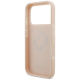 Husa pentru iPhone 17 Pro, Guess Hardcase 4G Grained Big and Classic Logo (GUHCP17LPGT4MBP), roz
