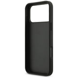 Husa pentru iPhone 17 Pro Max, Guess Hardcase 4G Grained Big and Classic Logo (GUHCP17XPGT4MBK), negru