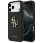 Husa pentru iPhone 17 Pro Max, Guess Hardcase 4G Grained Big and Classic Logo (GUHCP17XPGT4MBK), negru