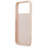 Husa pentru iPhone 17 Pro Max, Guess Hardcase 4G Grained Big and Classic Logo (GUHCP17XPGT4MBP), roz