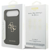 Husa pentru iPhone 17 Air, Guess Hardcase 4G Grained Big and Classic Logo (GUHCP17MPGT4MBK), negru