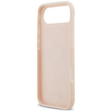Husa pentru iPhone 17 Air, Guess Hardcase 4G Grained Big and Classic Logo (GUHCP17MPGT4MBP), roz