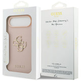 Husa pentru iPhone 17 Air, Guess Hardcase 4G Grained Big and Classic Logo (GUHCP17MPGT4MBP), roz