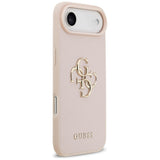 Husa pentru iPhone 17 Air, Guess Hardcase 4G Grained Big and Classic Logo (GUHCP17MPGT4MBP), roz