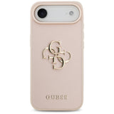 Husa pentru iPhone 17 Air, Guess Hardcase 4G Grained Big and Classic Logo (GUHCP17MPGT4MBP), roz
