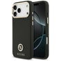 Husa pentru iPhone 17 Pro Max, Guess Grained Strass Logo MagSafe (GUHMP17XPGCRMDEK), negru