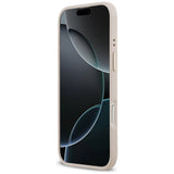 Husa pentru iPhone 17 Air, Guess Hardcase 4G Strass Logo MagSafe (GUHMP17MP4GRMDEP), roz