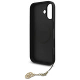 Husa pentru iPhone 17, Guess Hardcase 4G Charm Cradle MagSafe (GUHMP17SGF4GCK), negru