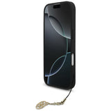 Husa pentru iPhone 17, Guess Hardcase 4G Charm Cradle MagSafe (GUHMP17SGF4GCK), negru